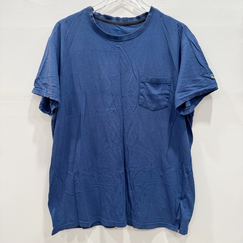 Kuhl Organic Cotton Short Sleeve Blue Tshirt Men’s XL